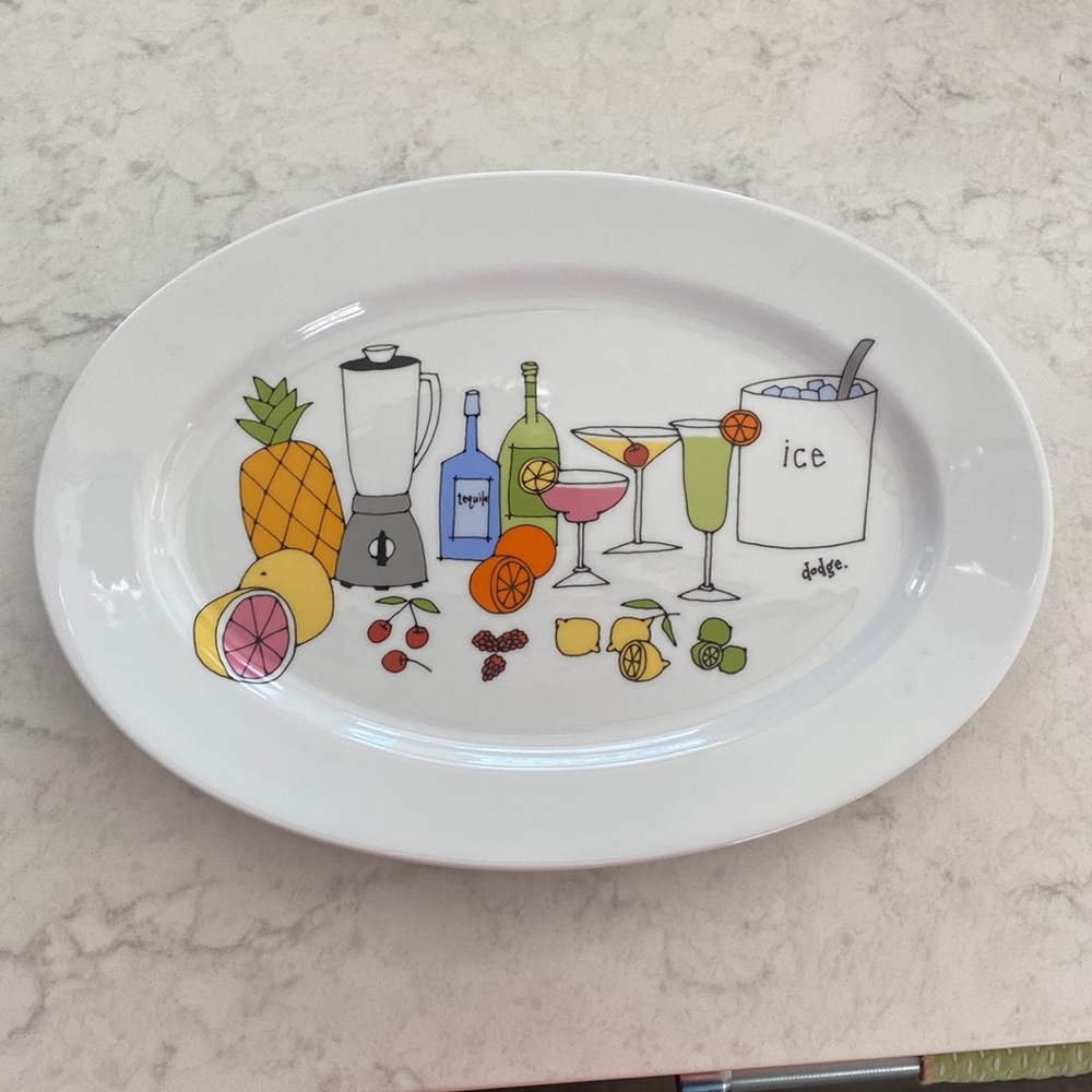 Fun serving plate